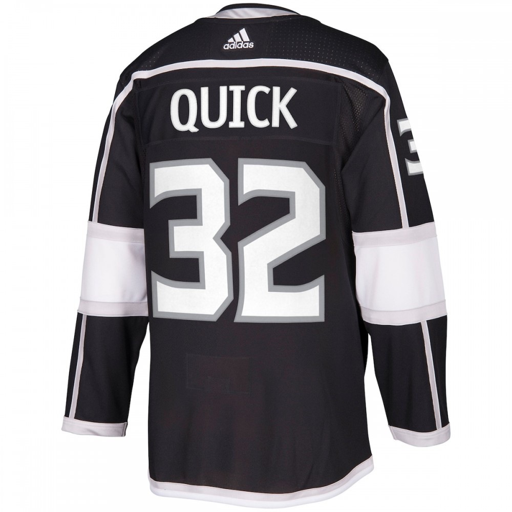 Jonathan Quick Los Angeles Kings adidas Authentic Player Jersey - Black-Pro Kit Vault | Brand New 26/27 Sports Jerseys